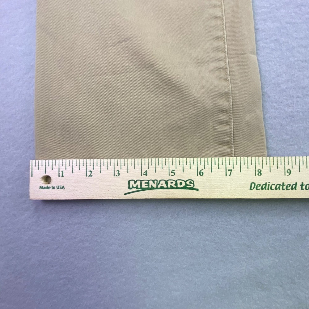 Eddie Bauer Pants Men's 34x34 Khaki Chino Legend Wash Straight Leg Office Wear - Picture 5 of 11